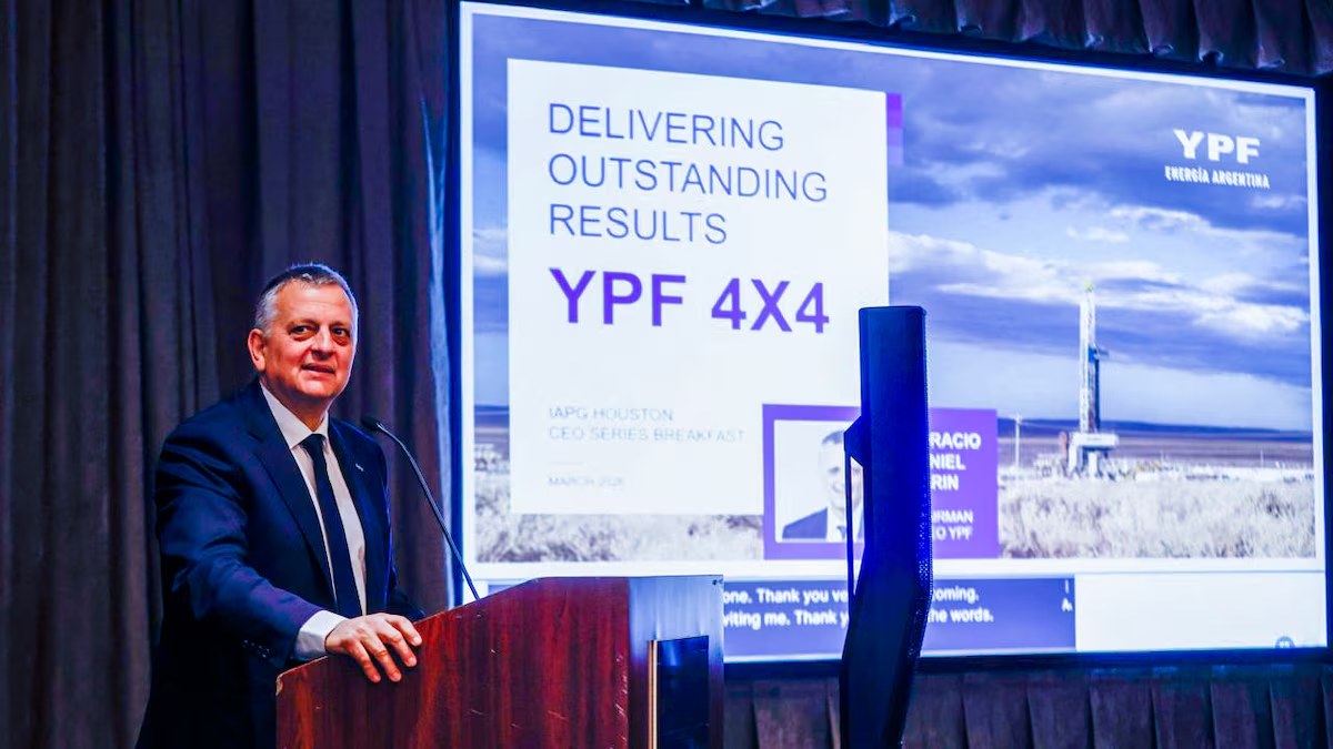 YPF proyecta producción récord de petróleo