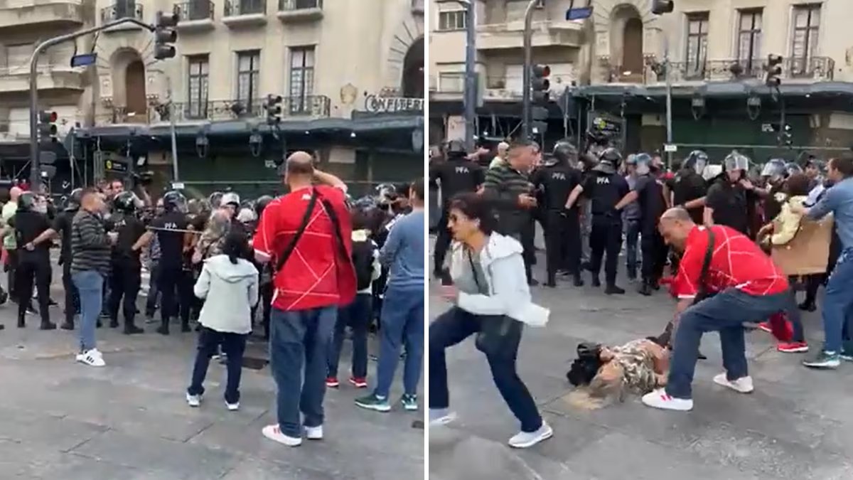 Policía procesado por herir a jubilada en marcha